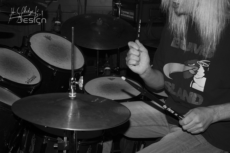 Cymbals and hardware in close, no player — the kind of detail a media kit needs and never asks for.