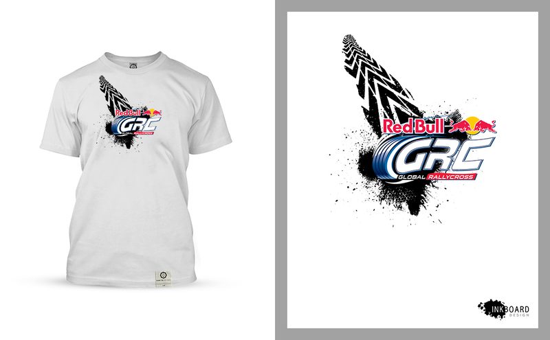 Red Bull Global Rallycross — dark-ground tee with GRC logo treatment and rallycross racing graphics