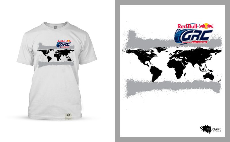 Red Bull Global Rallycross — fourth shirt design with a distinct approach to the motorsport theme