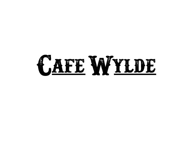 Round four, single direction — a heavy circus-poster slab with rough inked texture, both words underlined, the furthest the work went toward saloon signage