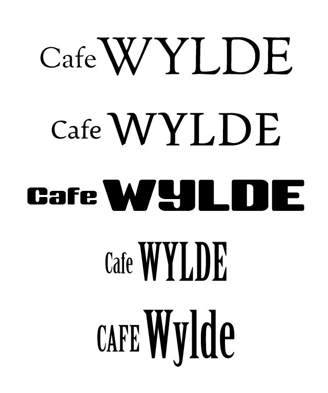 Round six, the pivot — four classical high-contrast Roman serifs replacing the display faces entirely, with one squared bold outlier kept in to confirm the old direction was worse