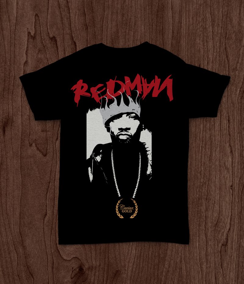 Caviar Gold - Caviar Gold x Redman — T-Shirt Design