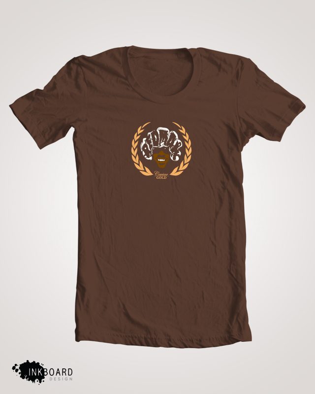 Crest on cigar — the darkest and warmest of the browns, the closest the earth tones get to holding the badge's full contrast