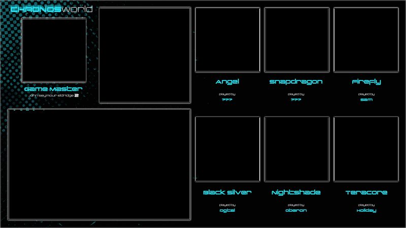 Ravens — dark raven-themed overlay with gothic framing