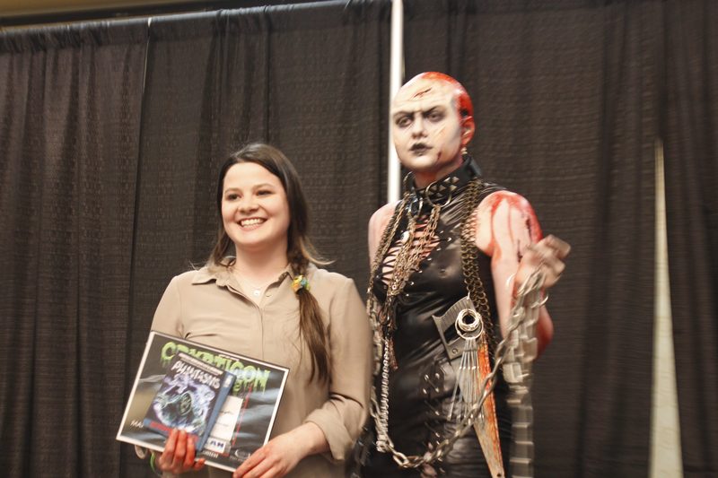 Crypticon 2017 — sculpted mask and face appliance