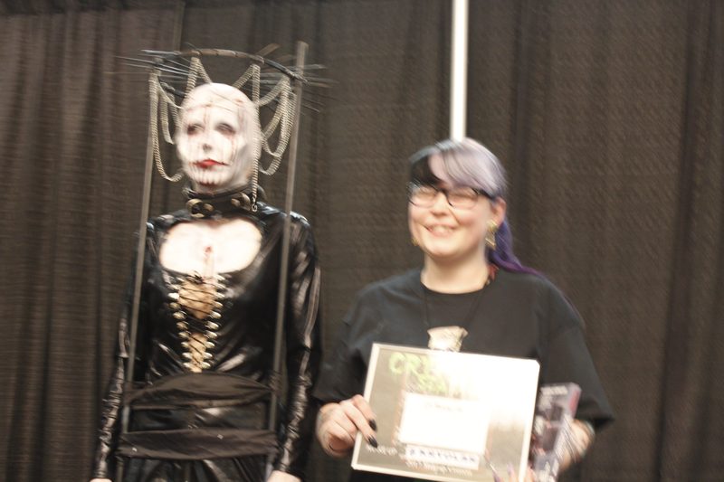 Crypticon 2017 — airbrushed body paint and prosthetic appliances