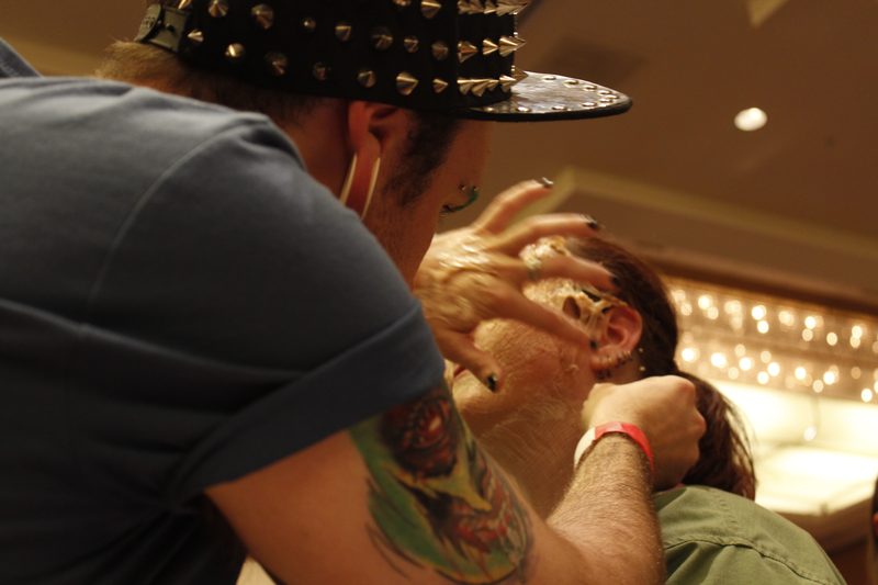 Crypticon 2013 — creature build with full-head appliance