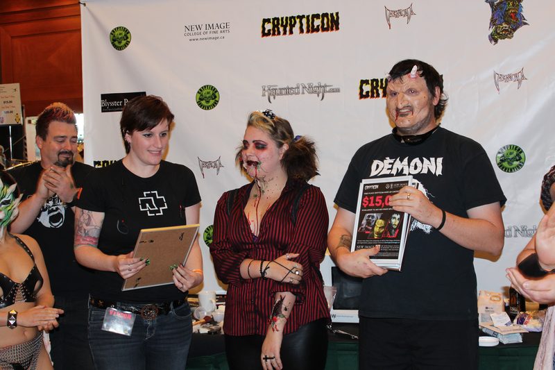 Crypticon 2012 — cosplayer channeling a classic slasher villain