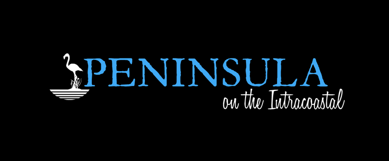 Peninsula on the Intracoastal — flamingo standing in shallow water, 55+ living community in Florida