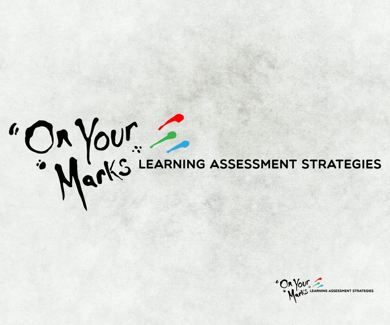 On Your Marks — racing starter pistol and track elements, learning assessment system for children