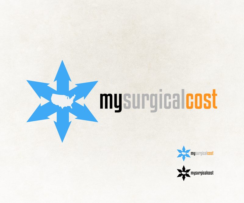 My Surgical Cost — medical cross over a US map, surgical cost comparison service