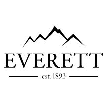 Mountain lockup — the range redrawn as a solid silhouette with a cleaner peak profile, the wordmark tightened and "est. 1893" added between two rules to anchor the base