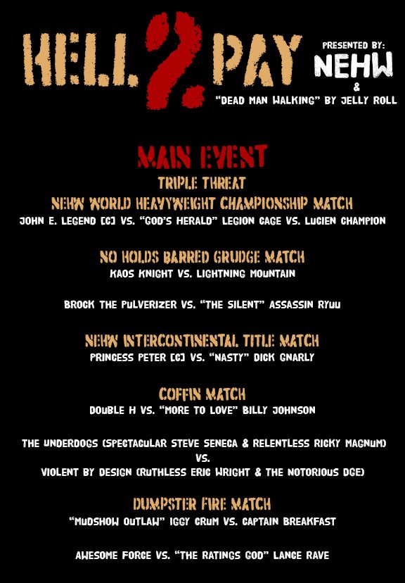 Hell 2 Pay — 2022 PPV poster
