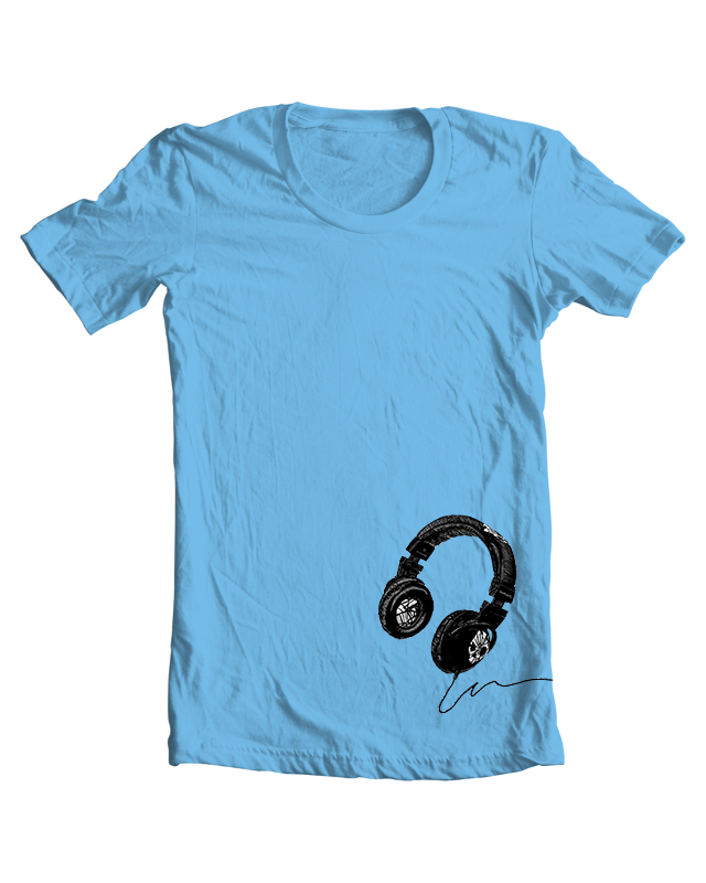 Skullcandy t-shirt — full apparel mockup with branding on garment
