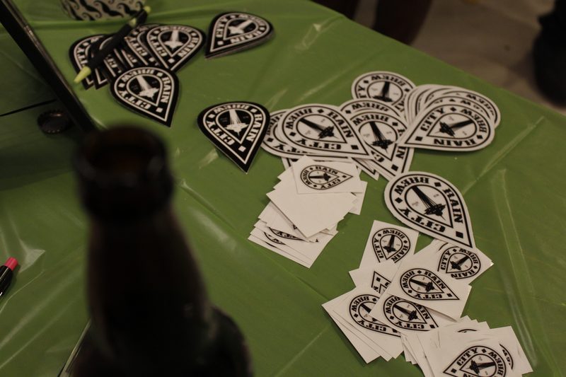 'Stache Bash, November 2012 — the room filling up