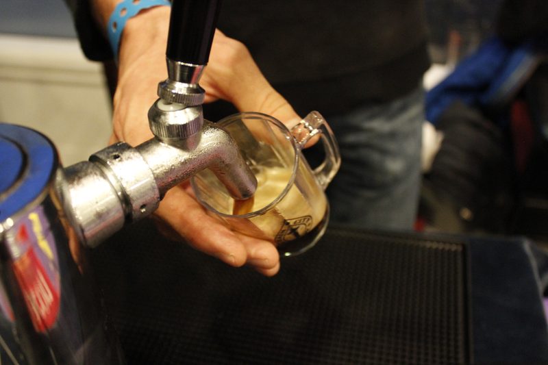Pouring a competition entry