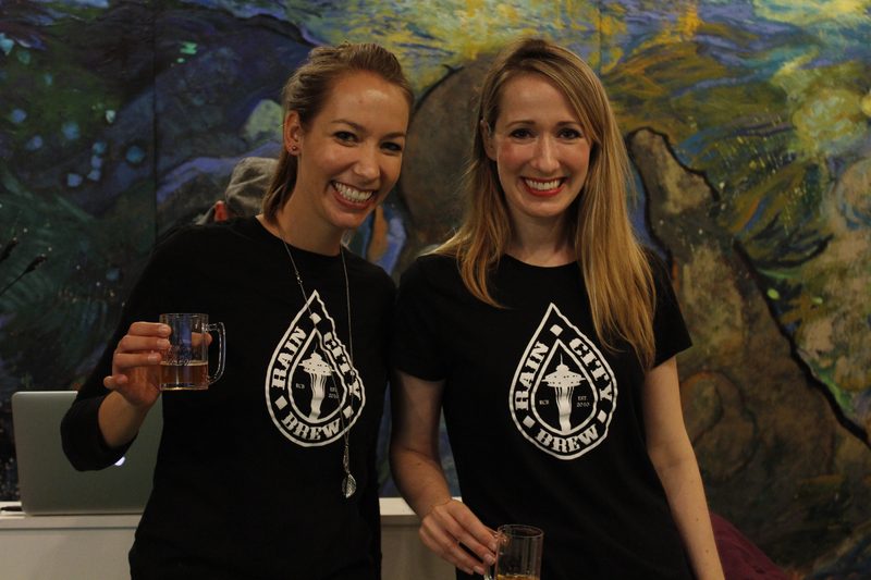 Rain City Brew staff working the floor