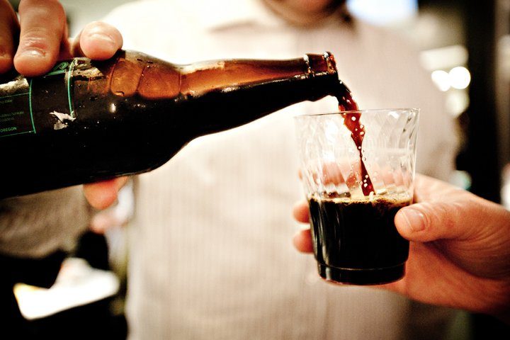 Brews of Anime — a dark entry going into the glass