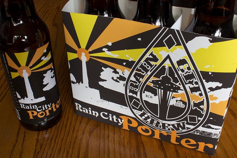 Rain City Brew - Label & Package Design