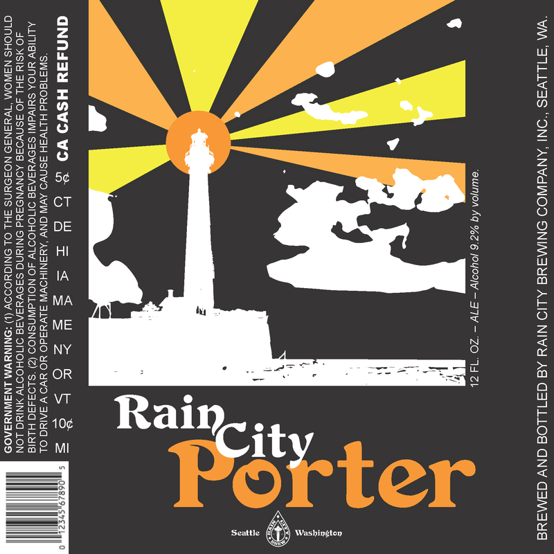 The full label as it went to print, warning text and deposit panels included