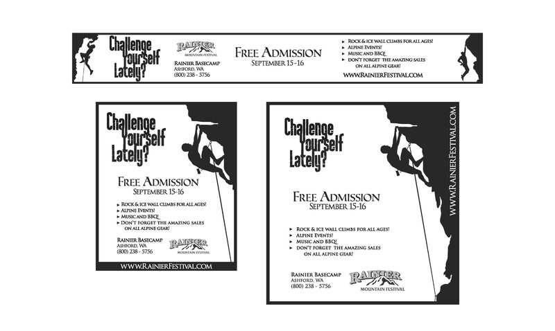 Rainier Mountain Festival - Print Advertising — Rainier Mountain Festival